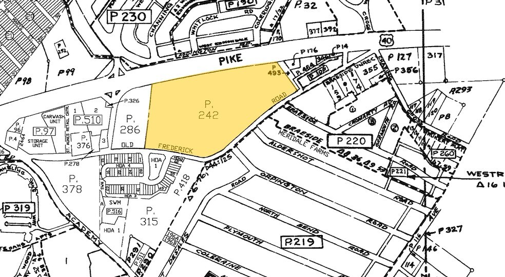 5301-5483 Baltimore National Pike, Catonsville, MD à louer - Plan cadastral – Image 2 sur 3