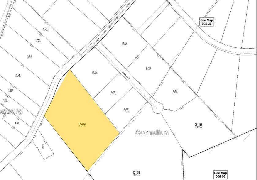 10616 Bailey Rd, Cornelius, NC à louer - Plan cadastral – Image 3 sur 8