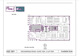 6301 Barfield Rd, Atlanta, GA à louer Plan d’étage– Image 1 sur 1