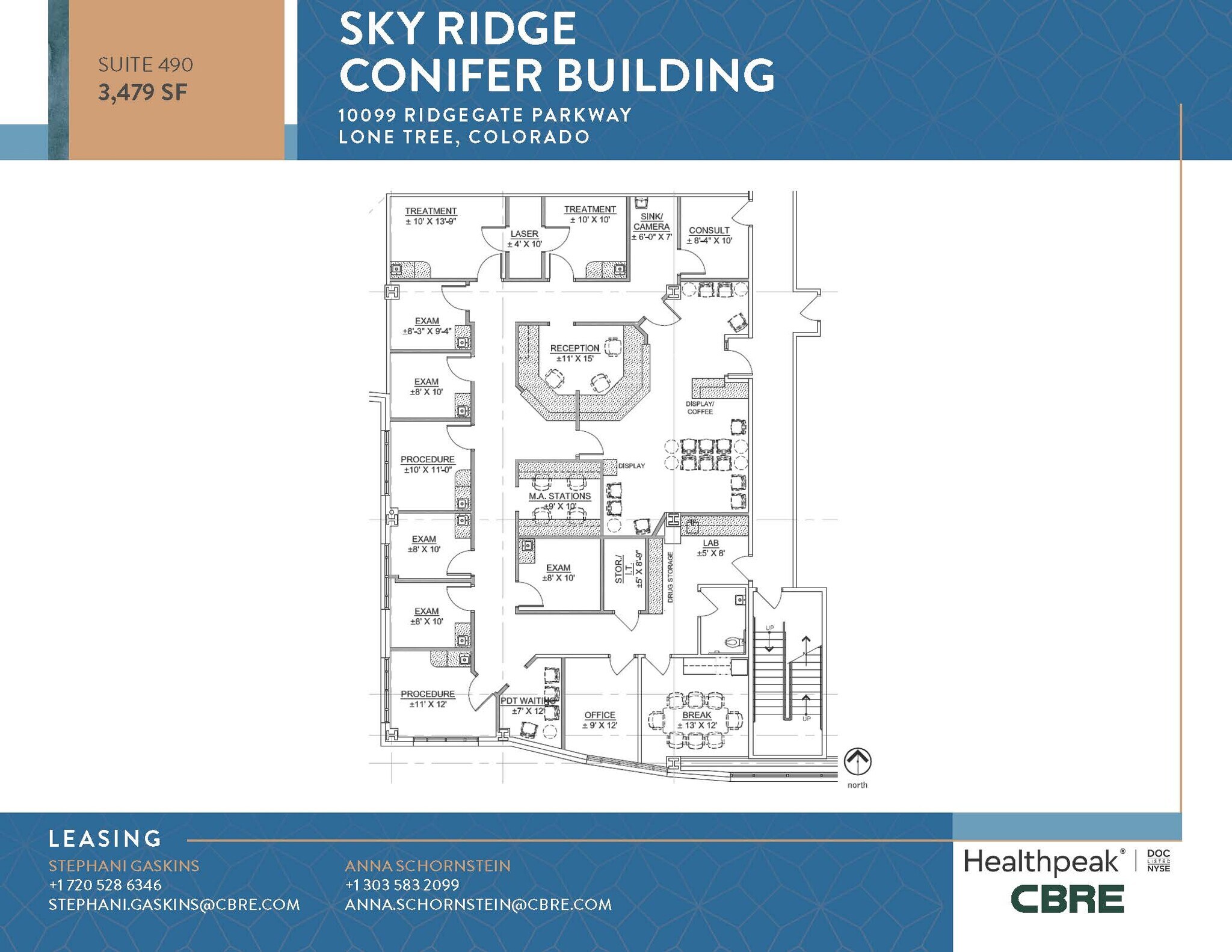 10535 Park Meadows Blvd, Lone Tree, CO à louer Plan d’étage– Image 1 sur 1