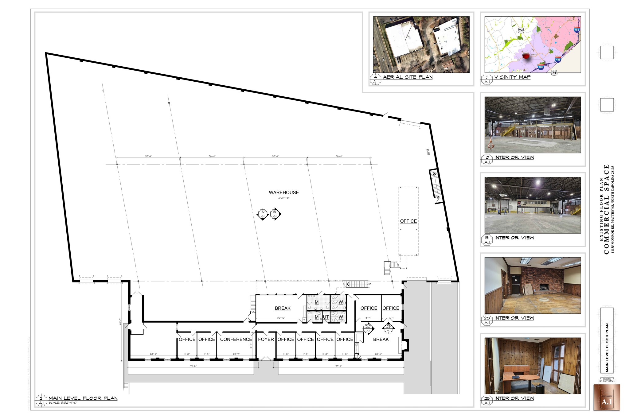 11135 Monroe Rd, Matthews, NC à louer Plan de site– Image 1 sur 1