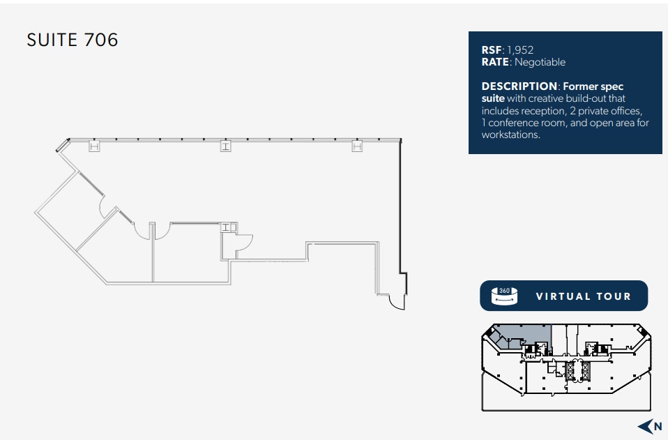 610 W Ash St, San Diego, CA à louer Plan d’étage– Image 1 sur 1
