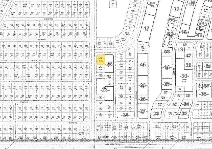 4623 Palm Tree Blvd, Cape Coral, FL à vendre - Plan cadastral – Image 2 sur 2
