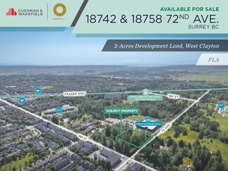 Plus de détails pour 18742 72 Av, Surrey, BC - Terrain à vendre