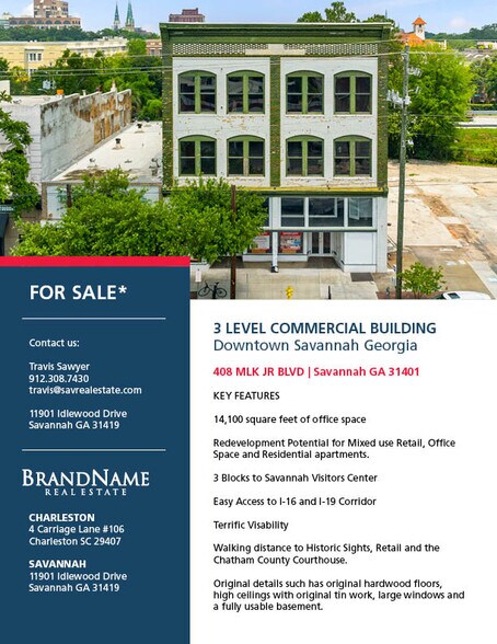 408-410 Martin Luther King Jr Blvd, Savannah, GA à vendre - Plan d’étage – Image 2 sur 60