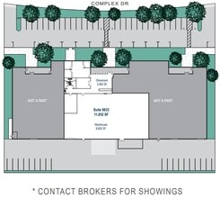 8829-8835 Complex Dr, San Diego, CA à louer Plan de site– Image 2 sur 2