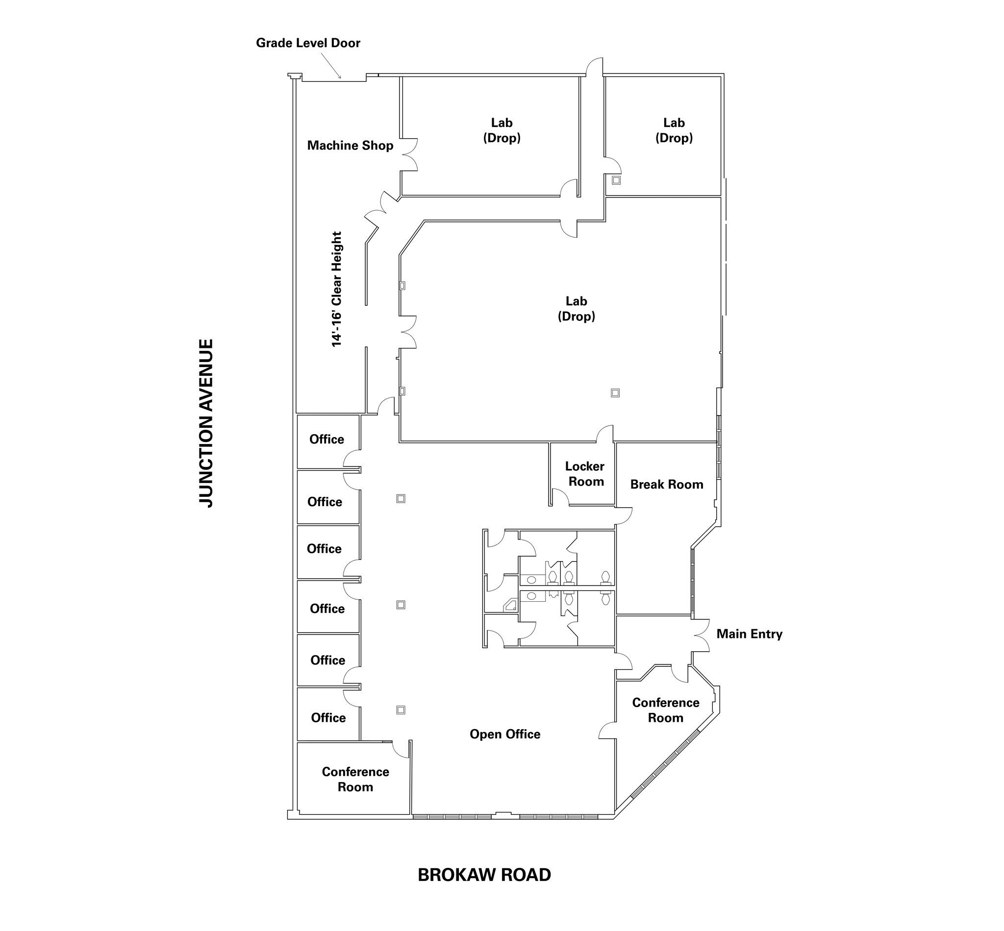 525-585 E Brokaw Rd, San Jose, CA à louer Plan de site– Image 1 sur 1