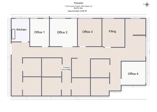 74130 Country Club Dr, Palm Desert, CA à louer Plan de site– Image 1 sur 1
