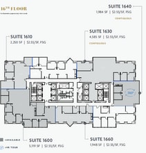 750 B St, San Diego, CA à louer Plan d’étage– Image 1 sur 1