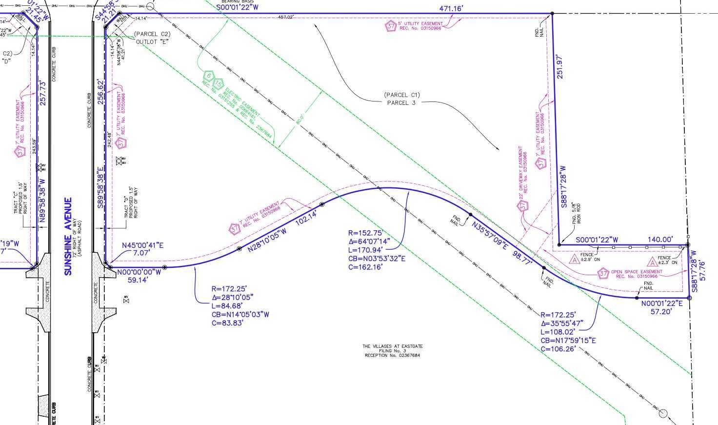 0 SUNSHINE Ave, Longmont, CO à vendre Plan cadastral– Image 1 sur 2
