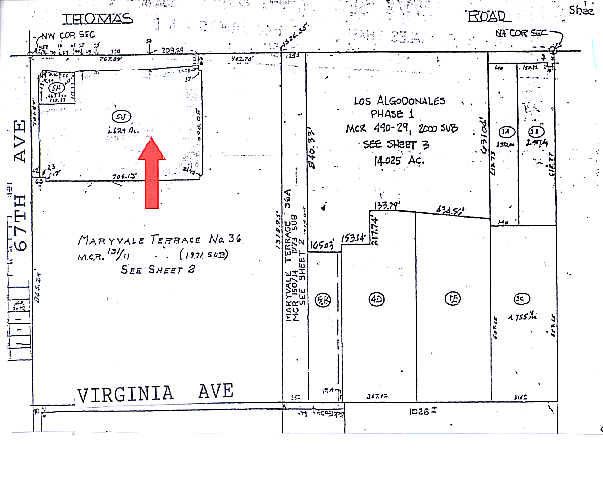 6601 W Thomas Rd, Phoenix, AZ à vendre - Plan cadastral – Image 3 sur 7