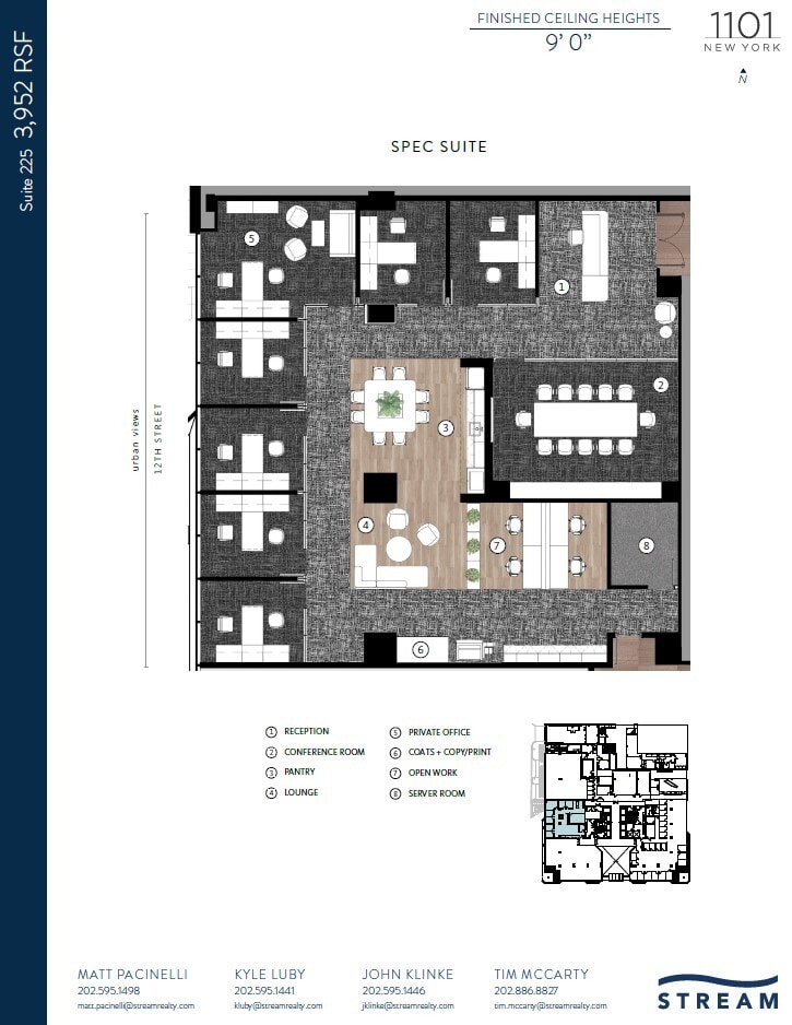 1101 New York Ave NW, Washington, DC à louer Plan d’étage– Image 1 sur 1