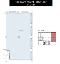 100 Front St, Worcester, MA à louer Plan d’étage– Image 1 sur 1