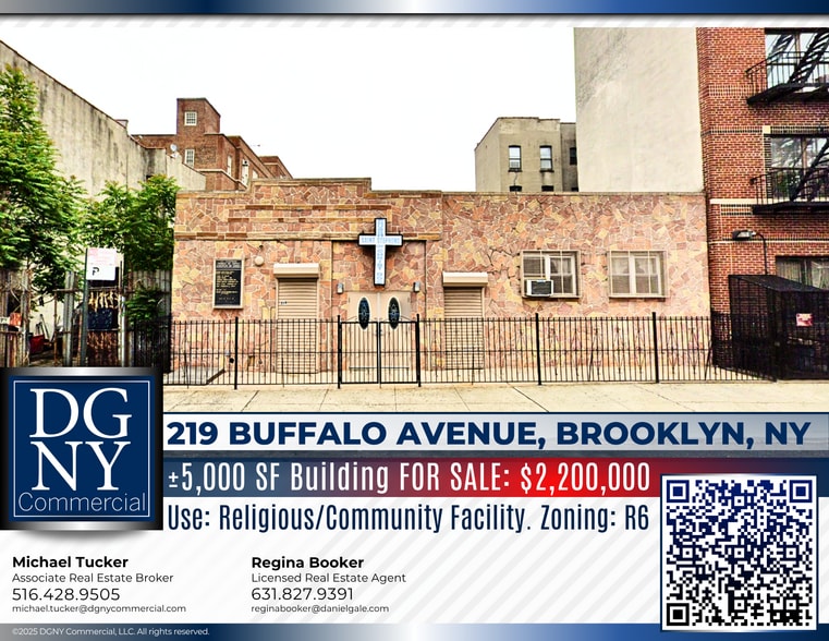 219 Buffalo Ave, Brooklyn, NY à vendre - Photo de l’immeuble – Image 1 sur 9