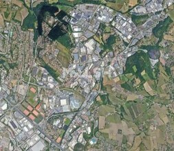 La Talaudière, LOI - Vue aérienne vue de carte