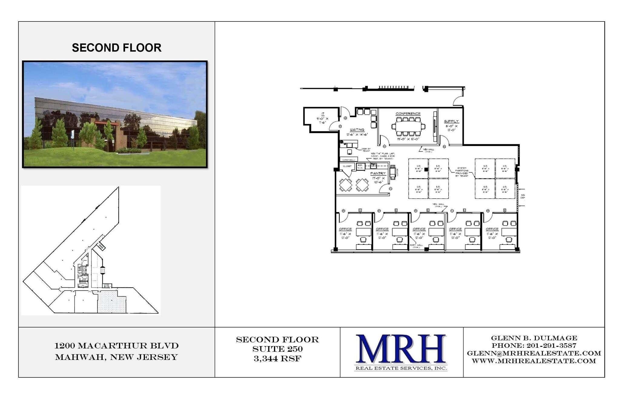 1200 MacArthur Blvd, Mahwah, NJ à louer Plan d’étage– Image 1 sur 1