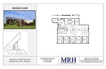 1200 MacArthur Blvd, Mahwah, NJ à louer Plan d’étage– Image 1 sur 1