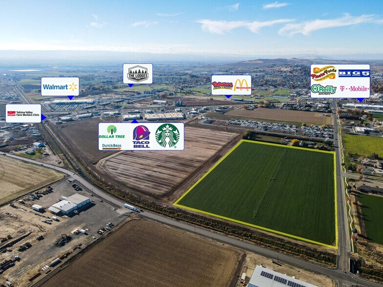 2573 E Edison Rd, Sunnyside, WA à vendre - Aérien – Image 3 sur 4
