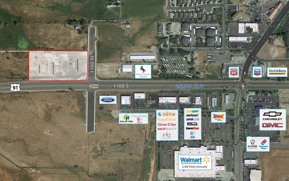 1100 W 1100 S w, Brigham City, UT à louer - Aérien – Image 1 sur 2