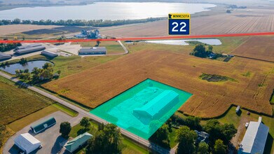 10198 614th Ave, Minnesota Lake, MN - VUE AÉRIENNE vue de carte
