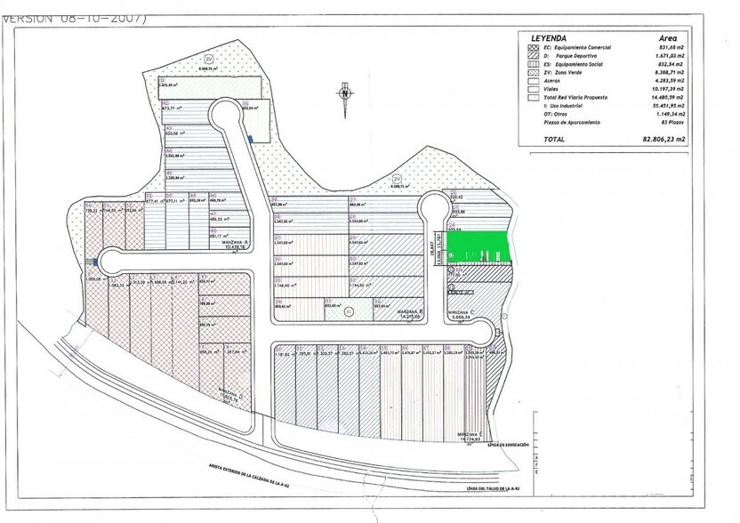 Industriel/Logistique dans Láchar, Granada à vendre - Plan de site – Image 2 sur 5