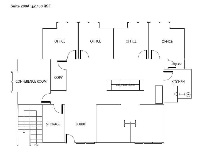 21771 Stevens Creek Blvd, Cupertino, CA à louer Plan d’étage– Image 1 sur 1