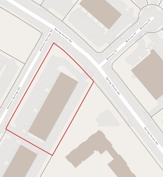 5540 Atlantic Springs Rd, Raleigh, NC à louer - Plan cadastral – Image 3 sur 3