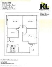 3100 Dundee Rd, Northbrook, IL à louer Plan d’étage– Image 1 sur 1