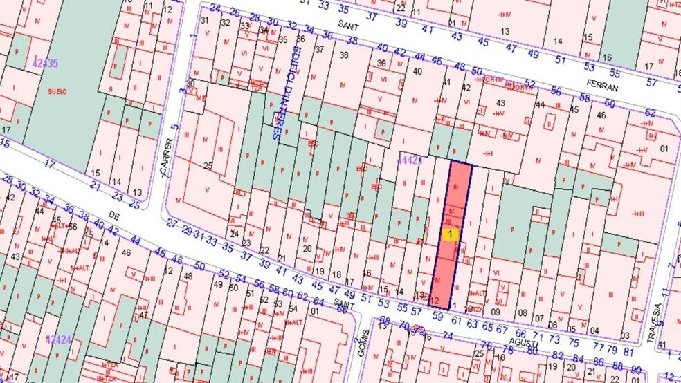 Terrain dans Igualada, Barcelona à vendre - Plan cadastral – Image 2 sur 5