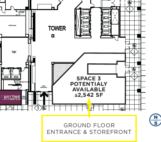 180 Broadway, San Diego, CA à louer Plan d’étage– Image 1 sur 1