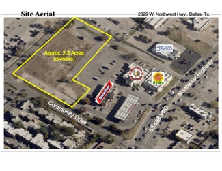Plus de détails pour 2829 W Northwest Hwy, Dallas, TX - Terrain à louer