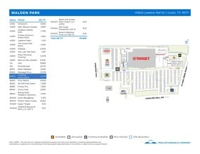 10900 Lakeline Mall Blvd, Austin, TX à louer Plan de site– Image 1 sur 1