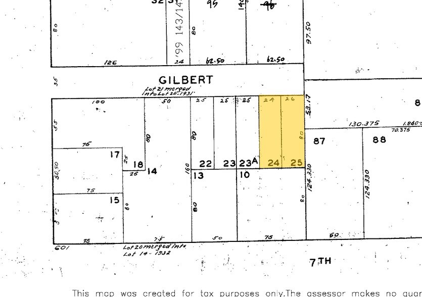 156 Gilbert St, San Francisco, CA à louer - Plan cadastral – Image 2 sur 10