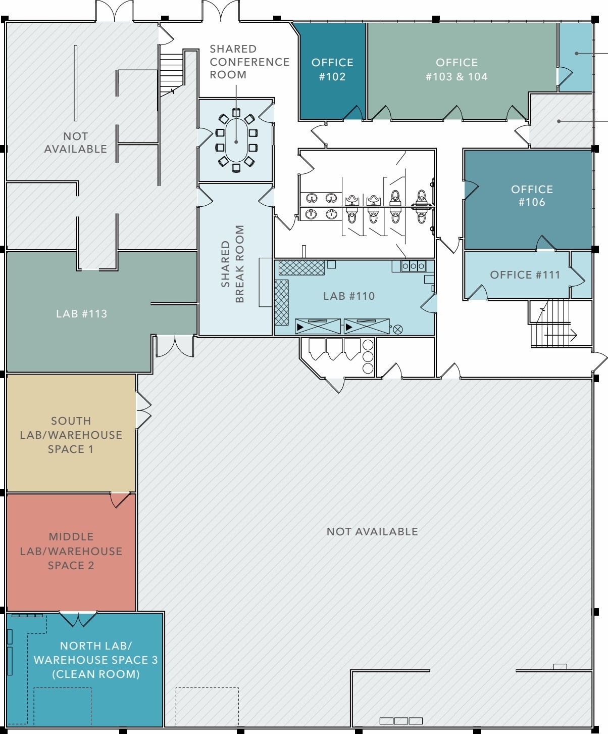 407 Cabot Rd, South San Francisco, CA à louer Plan d’étage– Image 1 sur 1