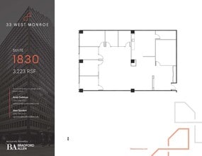33 W Monroe St, Chicago, IL à louer Plan d’étage– Image 1 sur 5