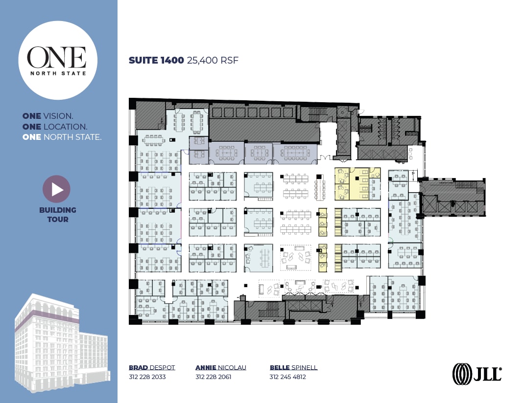 1 N State St, Chicago, IL à louer Plan d’étage– Image 1 sur 1