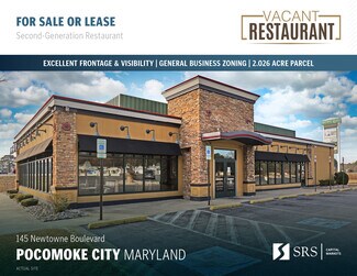 Plus de détails pour 145 Newtown Blvd, Pocomoke City, MD - Local commercial à vendre