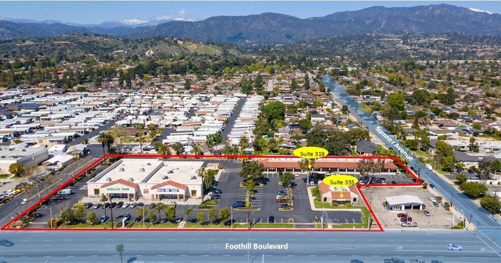 305-355 E Foothill Blvd, Pomona, CA à louer - Aérien – Image 1 sur 26