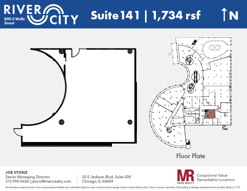 800 S Wells St, Chicago, IL à louer Plan d’étage– Image 1 sur 1