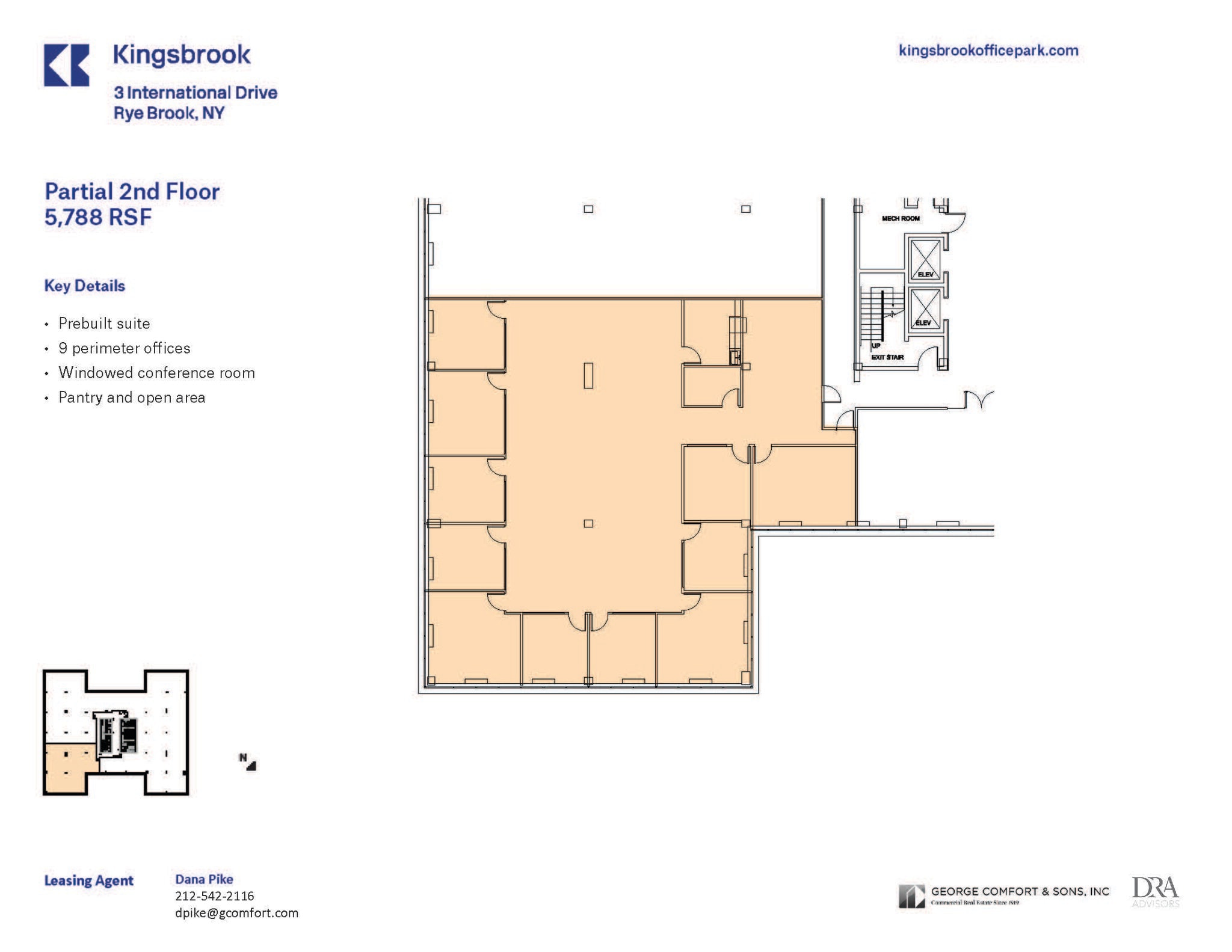 5 International Dr, Rye Brook, NY à louer Plan d’étage– Image 1 sur 1