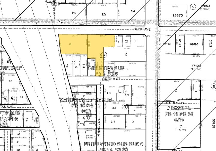 801-813 E Sligh Ave, Tampa, FL à vendre - Plan cadastral – Image 2 sur 2