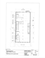 455-457 Broadway, New York, NY à louer Plan d’étage– Image 1 sur 2