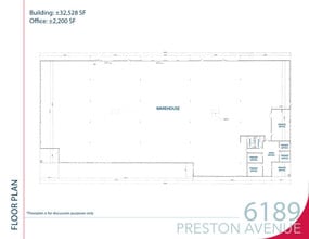 6189 Preston Ave, Livermore, CA à louer Plan d’étage– Image 1 sur 1