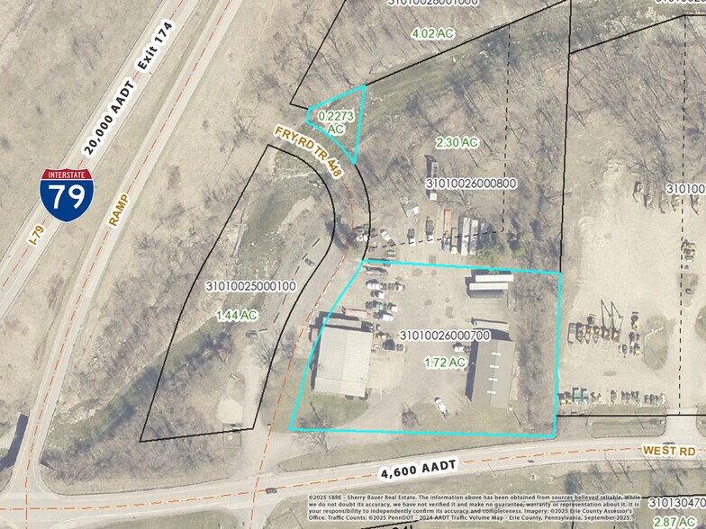 5850 West Rd, McKean, PA à vendre - Plan cadastral – Image 2 sur 7