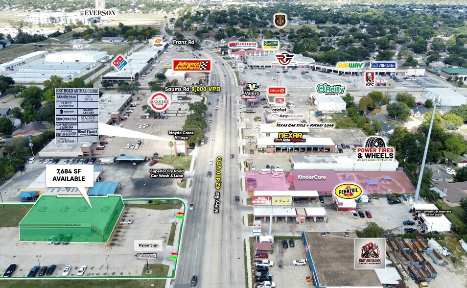 2125 N Fry Rd, Katy, TX à vendre - Aérien – Image 3 sur 4