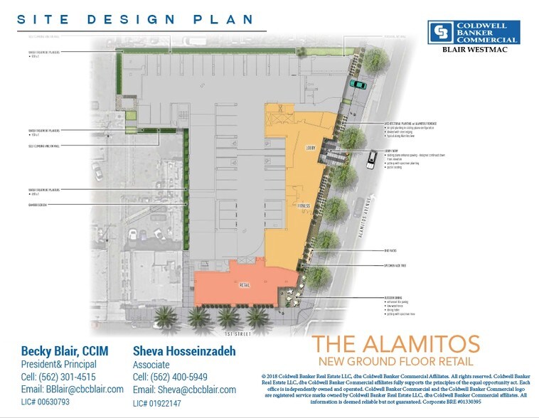 101 Alamitos Ave, Long Beach, CA à louer - Plan de site – Image 2 sur 2