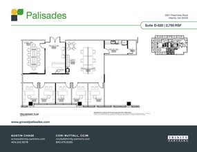 5901 Peachtree Dunwoody Rd NE, Atlanta, GA à louer Plan de site– Image 1 sur 1