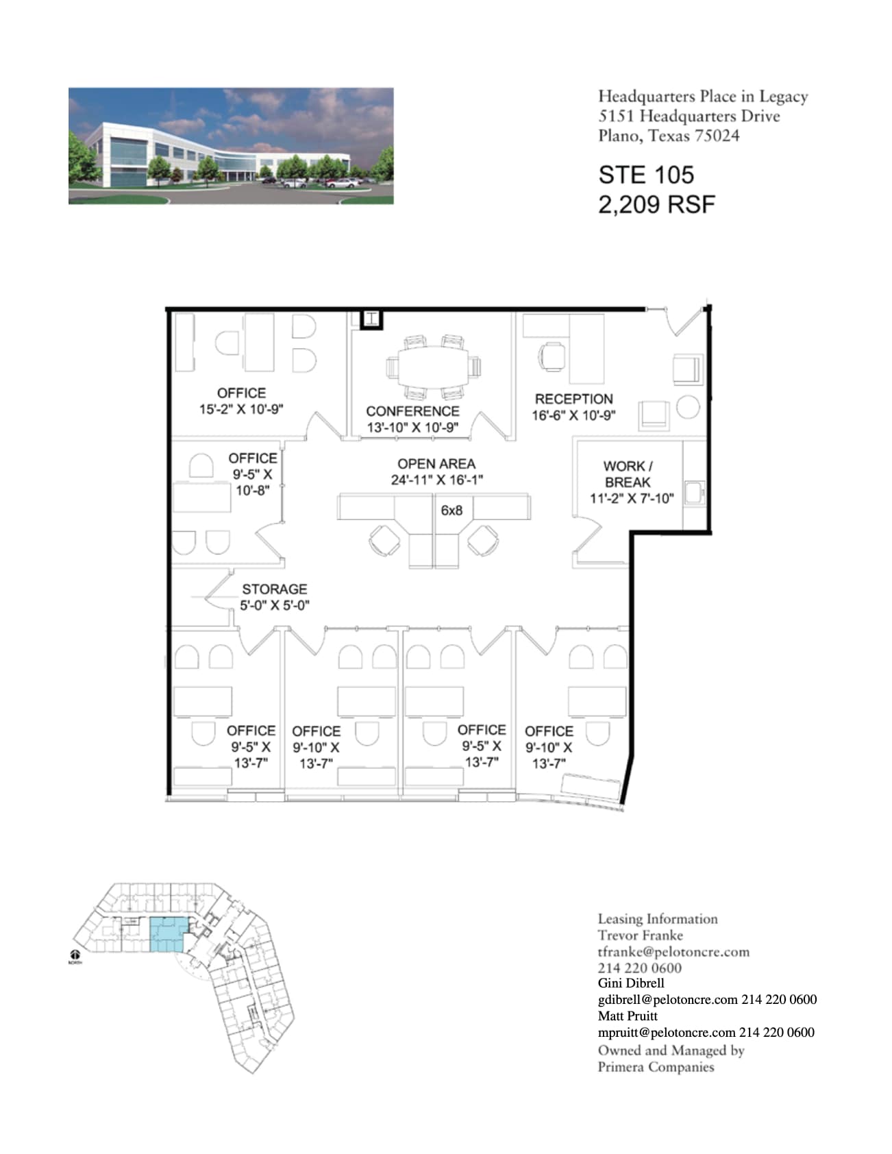 8560 Belleview Dr, Plano, TX à louer Plan d’étage– Image 1 sur 1