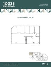 10333 Richmond Ave, Houston, TX à louer Plan d’étage– Image 1 sur 1