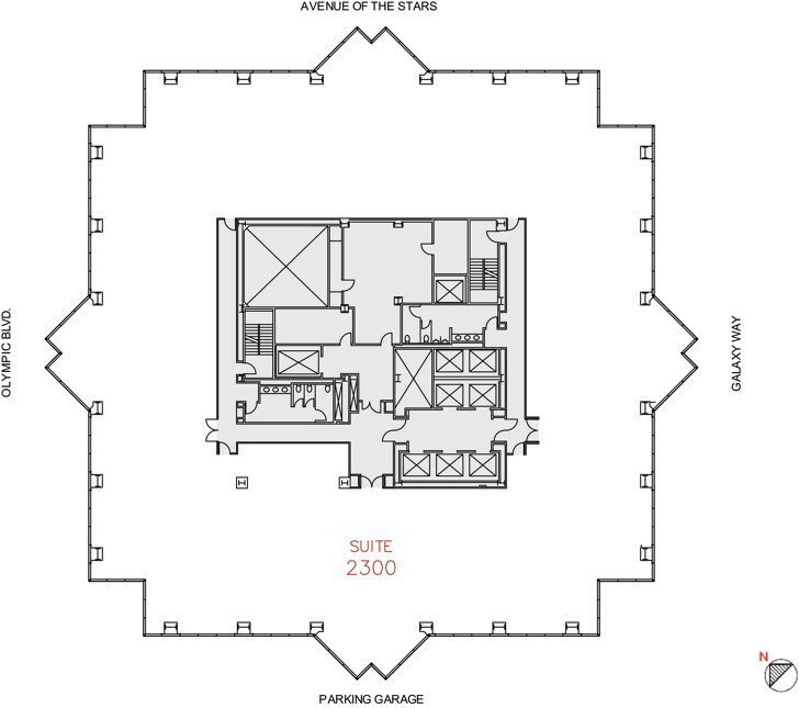 2121 Avenue of the Stars, Century City, CA à louer Plan d’étage– Image 1 sur 1